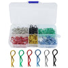 180pcs Universal RC Body Clips Car Clips Steel R Clips Stainless Steel for All 1/8 1/10 1/12 Scale Traxxas Redcat HPI Himoto HSP