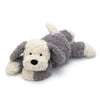 Jellycat Tumblie Sheep Dog Plush Toy, 14" Grey Stuffed Animal, Children's Gift