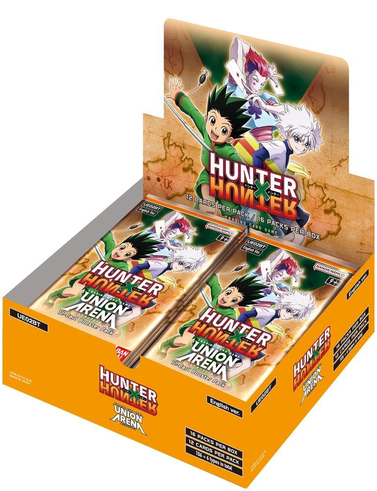 Union Arena English Tcg: Hunter X Hunter Ue02Bt 1St Edition Booster Box - 16 Packs