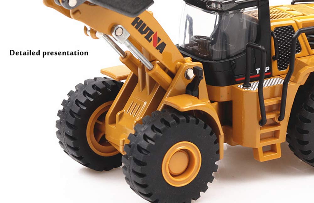 Ailejia 1/50 Scale Diecast Wood Grab Construction Vehicle Toys Timber Grab Truck Heavy Wooden/Building Articulated Alloy Constru