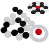 AAProTools Carrom Board Coins with Striker Plastic Set of 20 DISKS (Ideal for Smaller Boards)-New