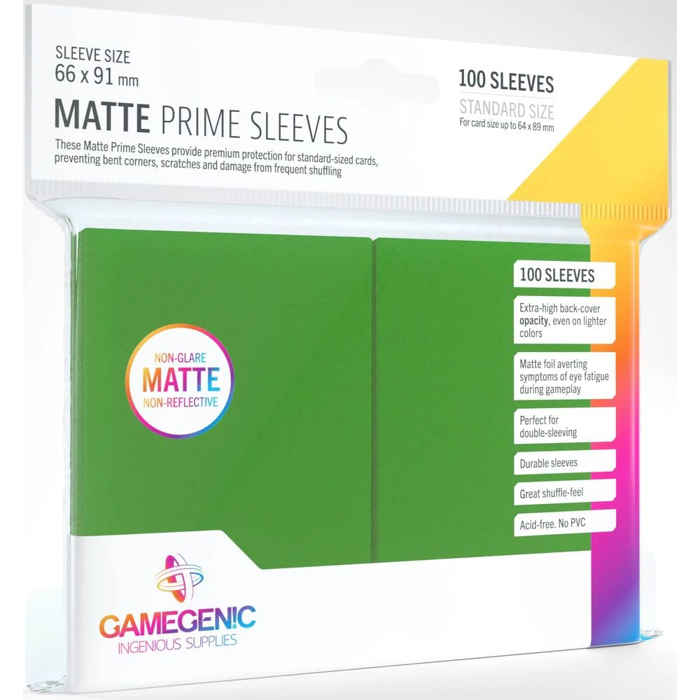 Matte Prime Sleeves: Green