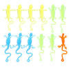 STOBOK Sticky Lizard, 12pcs Funny Sticky Toys Lizard Toy Sticky Hands Lizard Gecko Figures Toys Stretchy Sticky Lizards Toys for