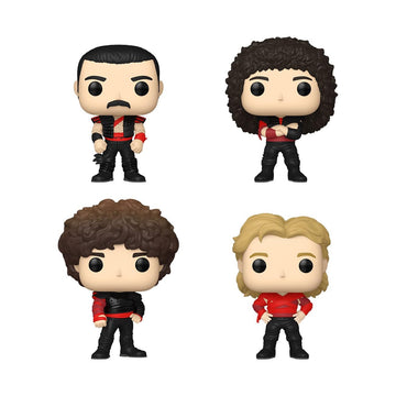 Funko POP Rocks: Queen - Freddie Mercury - Radio Gaga, 4-Pack - Collectable Vinyl Figure - Gift Idea - Official Merchandise - fo