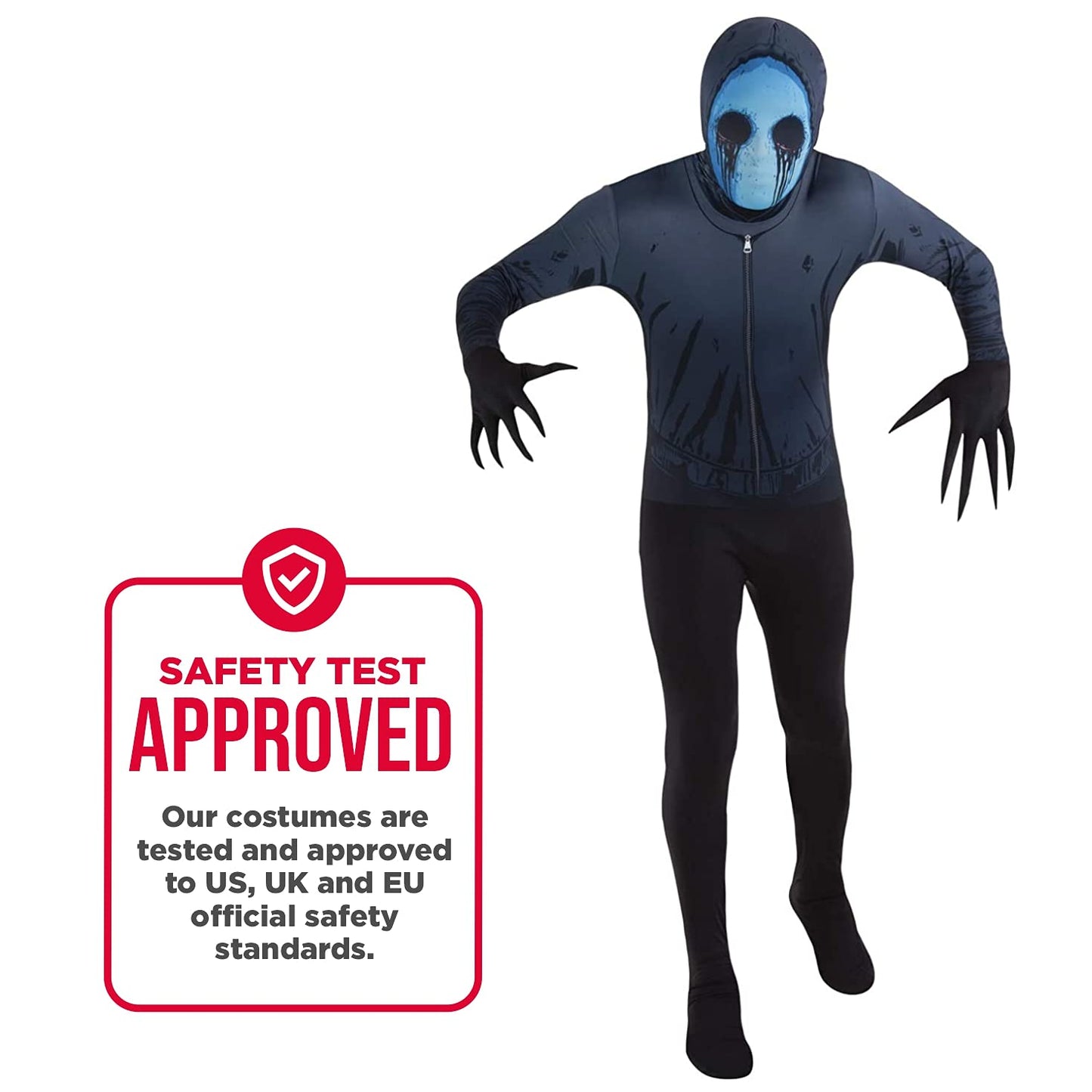 Morphsuits Official Eyeless Jack Urban Legends Kids Halloween Fancy Dress Costume - Small (Age 6-8)