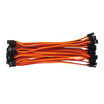OliYin 20pcs 5.90inch 22awg 60 Cores Male to Male Lead Plug Servo Extension Wire Cable Line for RC Model Aircraft Stranded Futab