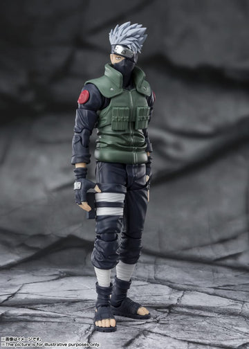 Tamashii Nations - Naruto: Shippuden - Kakashi Hatake (The Famed Sharingan Hero), Bandai Spirits S.H.Figuarts, 6.3 Inch