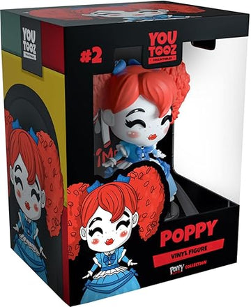 Youtooz Poppy YouTooz Vinyl Figure, 4.3" Collectible Toy, Blue & White, Model 61475