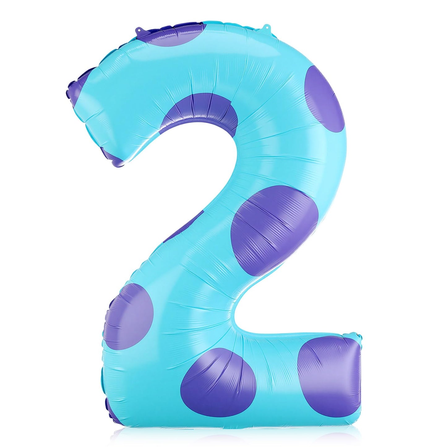 Charnoel Monster Number 2 Balloons 40 Inch Monster Theme Birthday Party Decorations Large Foil Balloons for Girls Boys Birthday