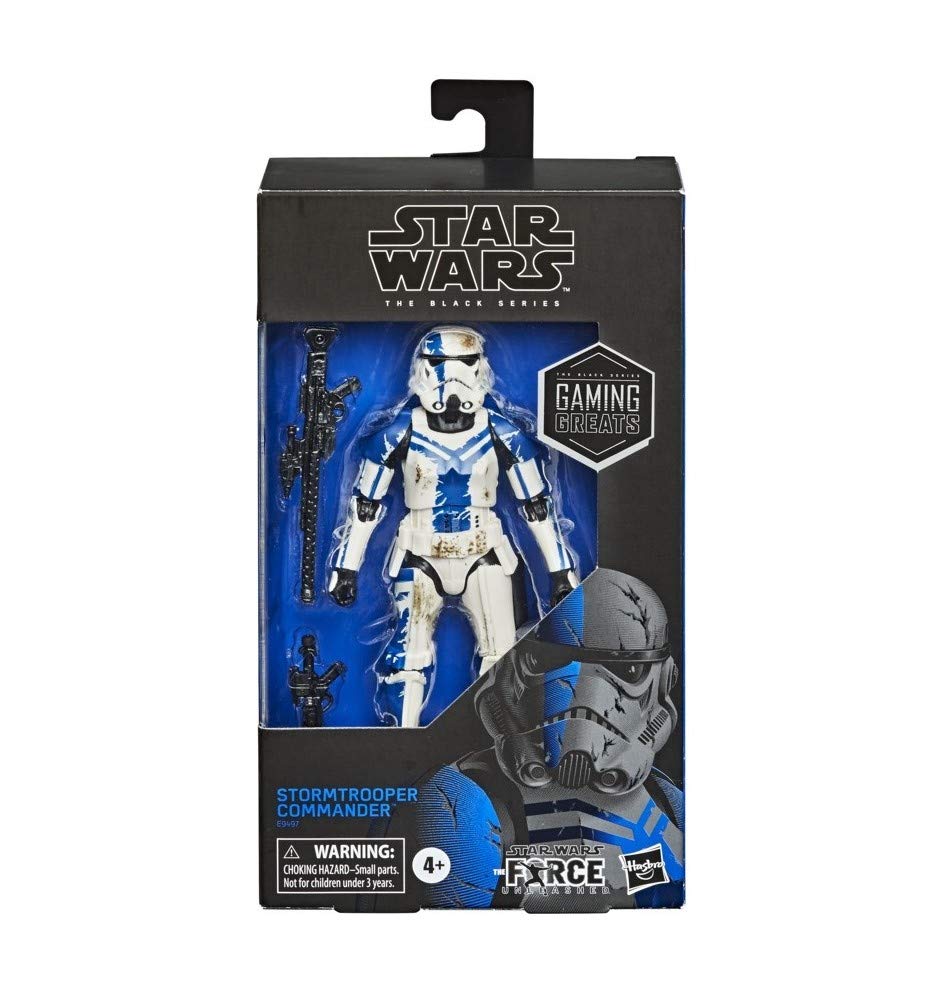 Star Wars Gaming Greats The Force Unleashed Stormtrooper Commander limited availability The Black Series Action Figure