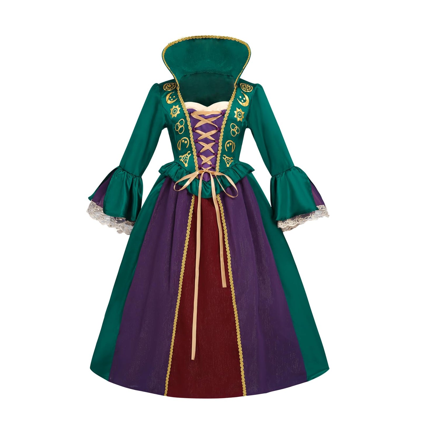 Nspstt Sanderson Sisters Costumes Witch Girls Winifred Sanderson Dress Kids Halloween Costume
