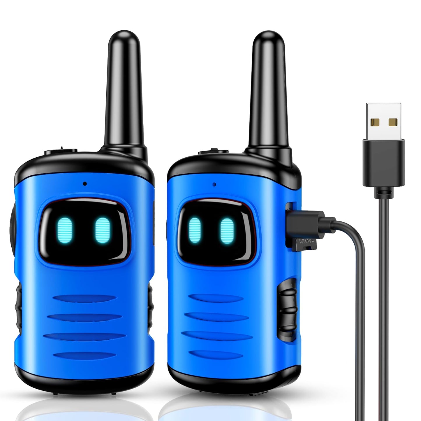 Rechargeable Kids Walkies Talkies Toys: 2 Pack Walkie Talkies For Kids Easter Birthday For 3 4 5 6 7 8 Year Old Boys Toys For 3-
