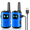 Rechargeable Kids Walkies Talkies Toys: 2 Pack Walkie Talkies For Kids Easter Birthday For 3 4 5 6 7 8 Year Old Boys Toys For 3-