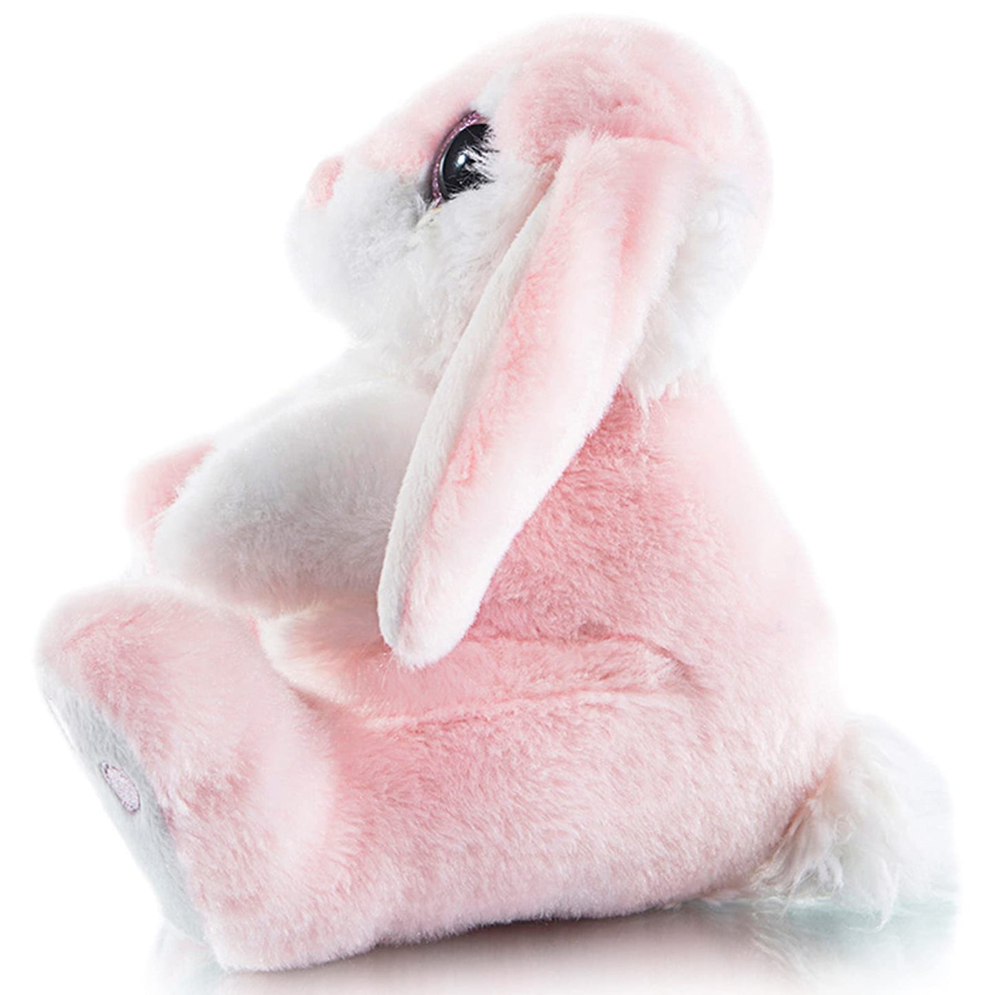 My OLi 8.5" Pink Plush Bunny Stuffed Animal - Soft Rabbit Toy for Kids and Girls, Floppy Ears, Bedtime Friend, Model DEMO-00005
