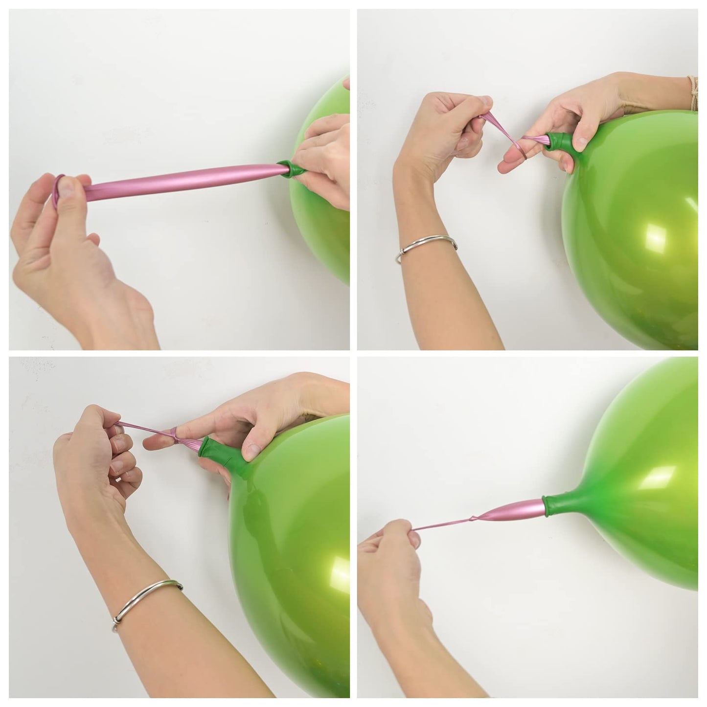 Chrome Green Balloons 12 Inch, Double-Layered Metallic Light Green Balloons, Shiny Thick Chrome Metallic Light Green Latex Helium Balloons For Birthday Wedding Party Decoration Supplies