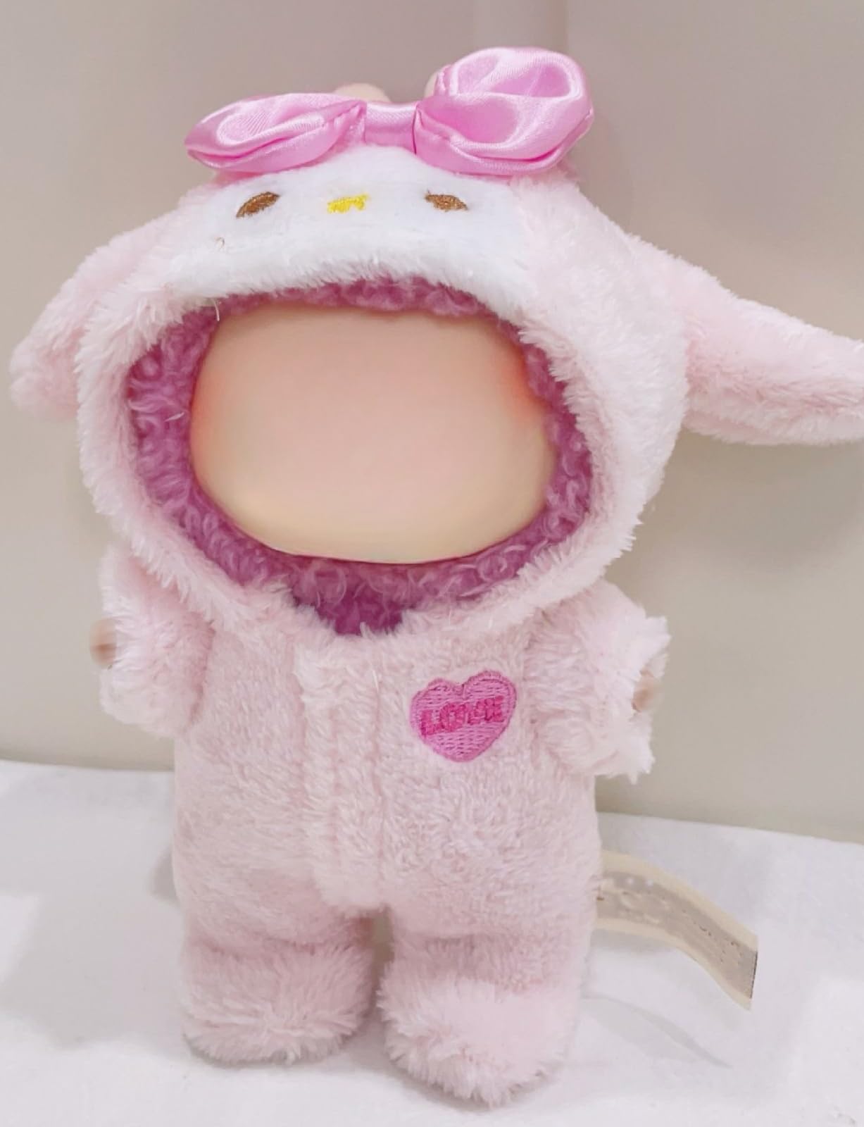 Doll Outfit Clothes Set for 17cm Dolls enhanced Fashion Hat Overalls Sweater Bag Dress Jumpsuit for Dolls Accessories (NO Doll) (Pink Jumpsuit)