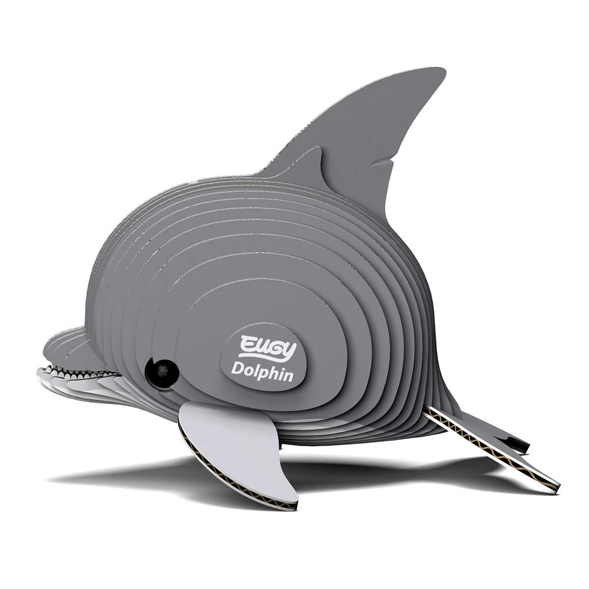 Eugy Dolphin 3D Puzzle, 25 Piece Eco-Friendly Educational Toy Puzzles For Boys, Girls & Kids Ages 6+