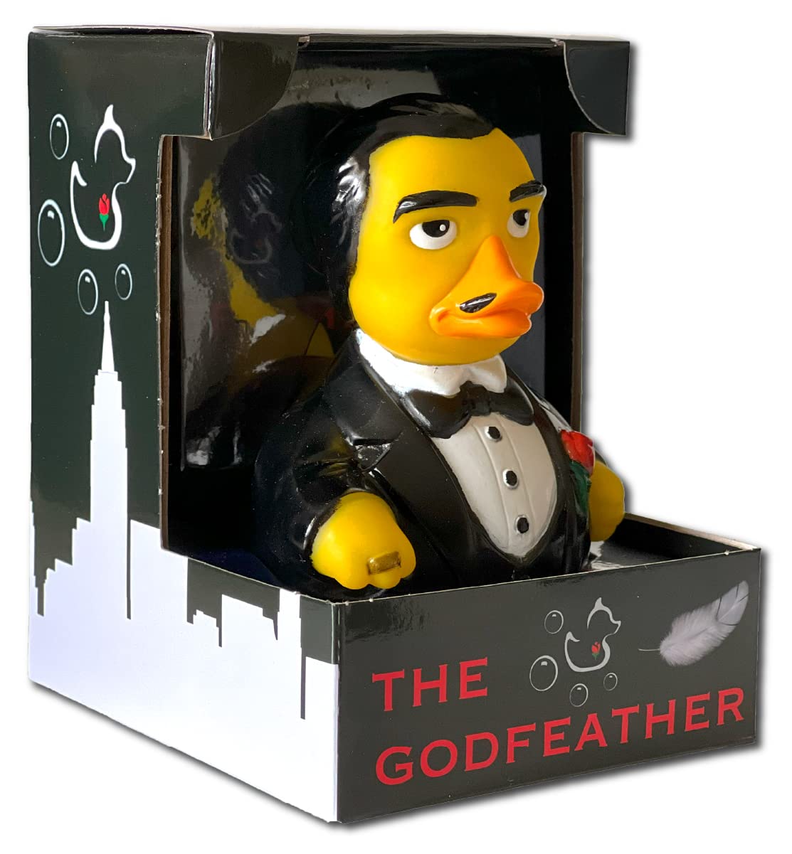 Celebriducks - The Godfeather - Floating Rubber Ducks - Collectible Bath Toy Gift For Kids & Adults Of All Ages