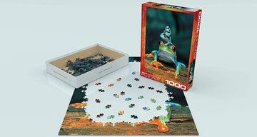 Red-Eyed Tree Frog 1000 Piece Puzzle Jigsaw Puzzle 19 X 27In