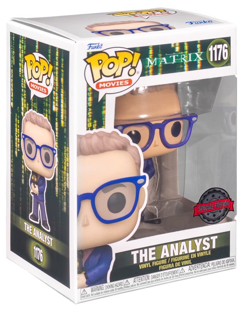 Funko The Matrix Resurrections The Analyst Pop Vinyl Figure, 9.5Cm Tall