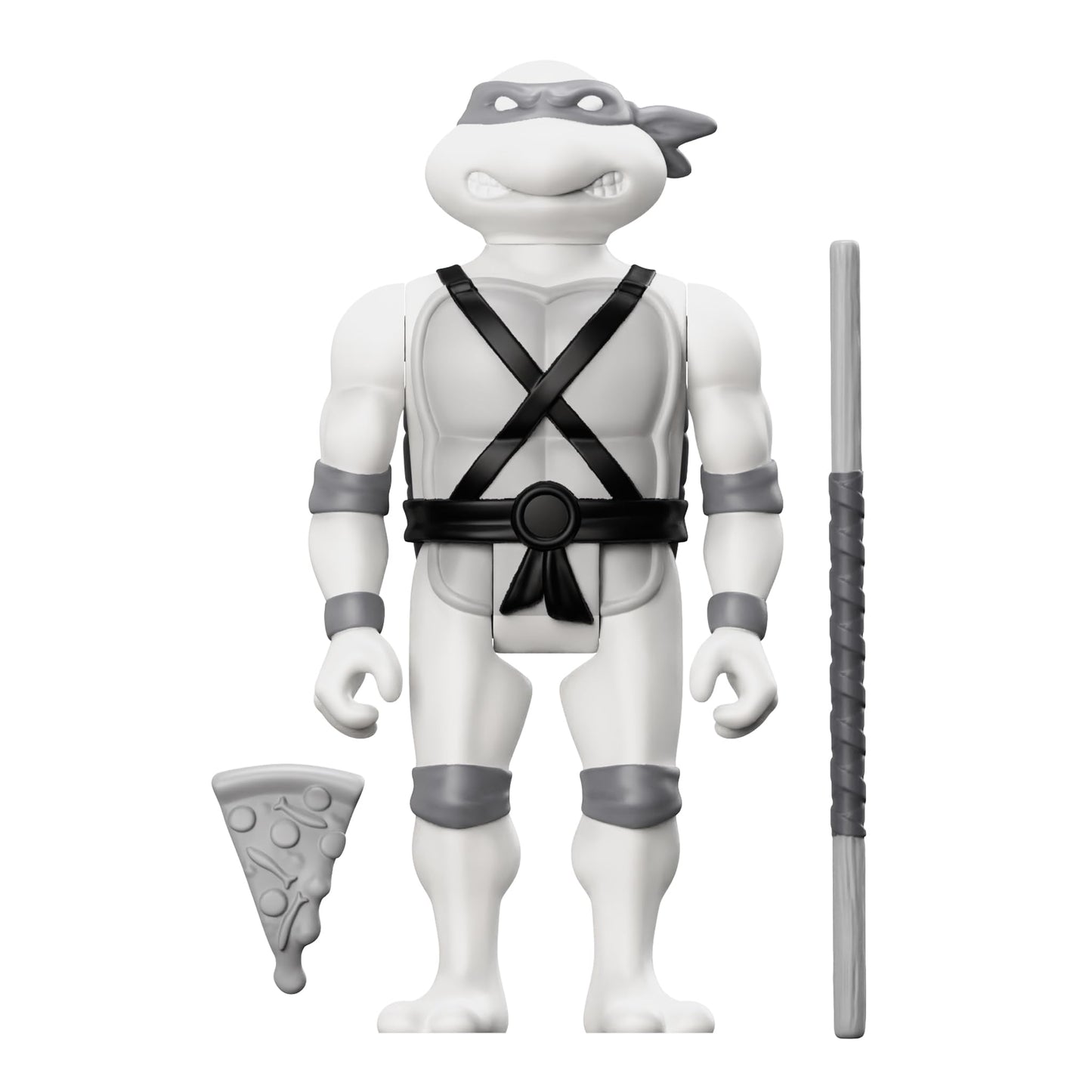 Super7 Teenage Mutant Ninja Turtles Donatello (Comic Grayscale) - 3.75' Tmnt Action Figure With Accessories Classic Cartoon Collectibles