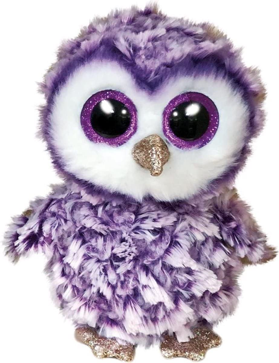 Ty T36461 Moonlight Owl-Boo Med, Multicolored