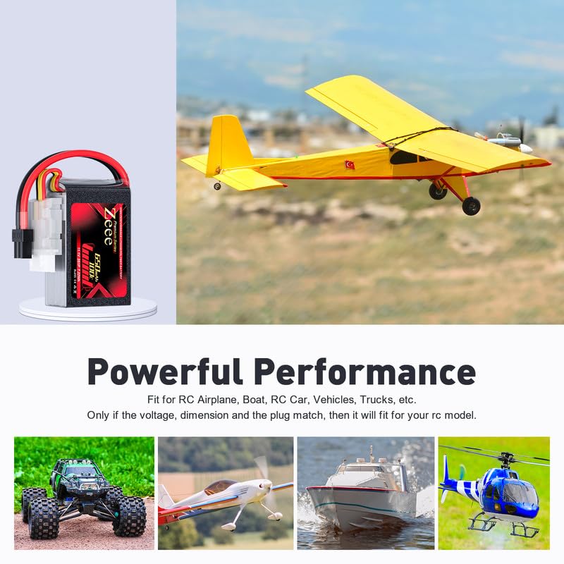 Zeee Premium Series 3S Lipo Battery 650Mah 11.1V 100C With Xt30 Plug For Fpv Racing Drone Quadcopter Helicopter Airplane Rc Boat
