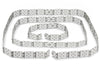 Toymany 64PCS Mini Plastic Fence for Farm Animals - Medium Silver Horse Corral for Kids and Toddlers