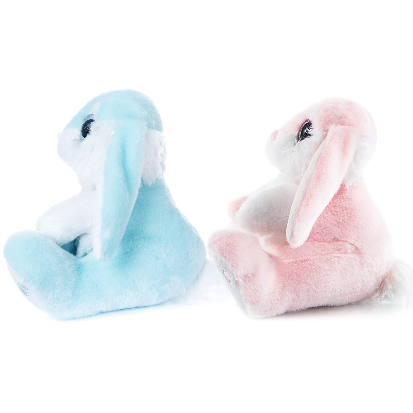 My Oli Bunny Rabbit Stuffed Animal Plush Bunny 7'' Easter Stuffed Bunny With Floppy Ear 2 Pack Plush Rabbit Bedtime Friend Plush