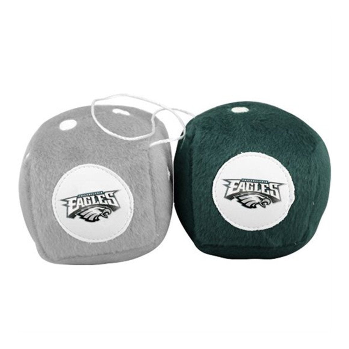 Fremont Die Nfl Philadelphia Eagles 3'' Fuzzy Dice, 3'', Team Colors