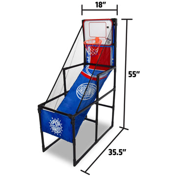 Pop-A-Shot Lil Pop L Arcade Basketball Fun For Kids Age 3-6 L 3 Balls L Electronic Scoreboard, Music, Sound Fx