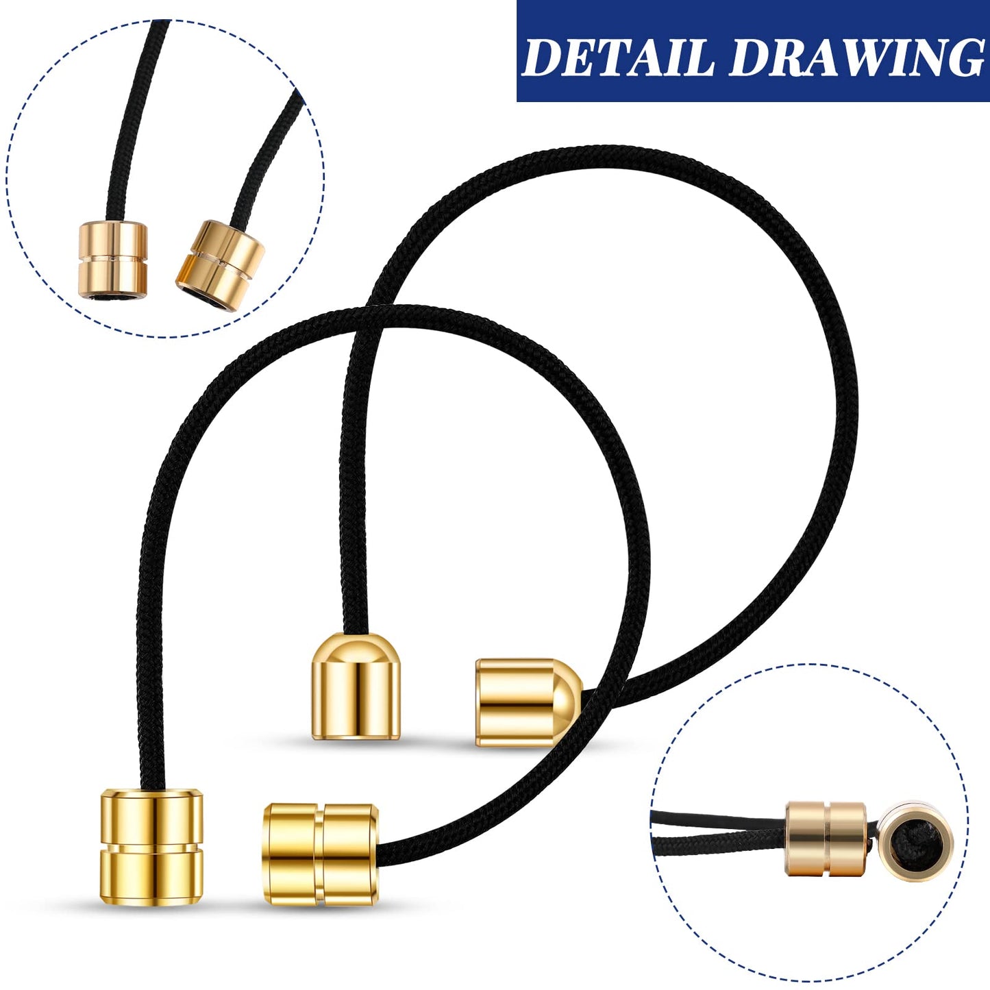 2 Pcs Begleri Fidget Beads Copper Worry Fidget Beads Worry Beads Begleri Beads Begleri Fidget Toy Cylinder And Bell Shaped Bead Handmade Novelty And Gag Toys For Men Women Relaxation, 7 Inch Long