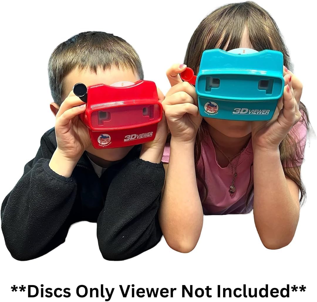 Warm Fuzzy Toys Forest And Snake Reels For Viewfinder - Viewfinder Reels For Kids & Adults, Classic Toys, 3D Reel, Retro Toys, C