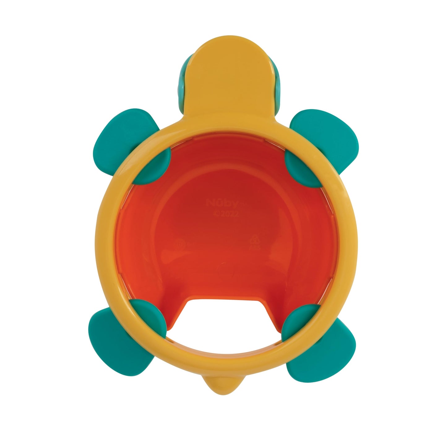 Nuby Turtle Tambourine Bath Toy And Musical Instrument - Baby Bath Toy - 12+ Months
