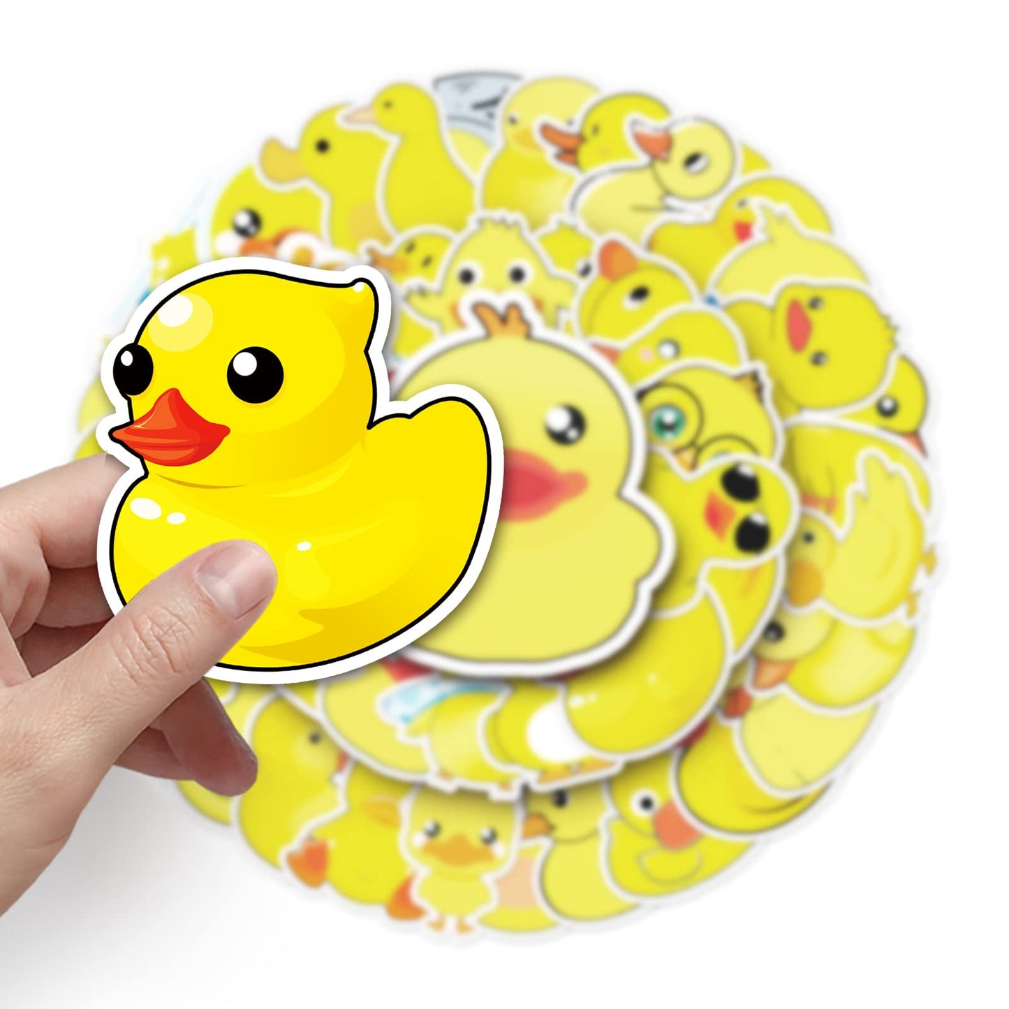 Duck Stickers,Cute Yellow Duck For Water Bottles,Duck Helmet Stickers Gifts For Boys/Girls, Gifts For Kids Teen Stickers And Dec