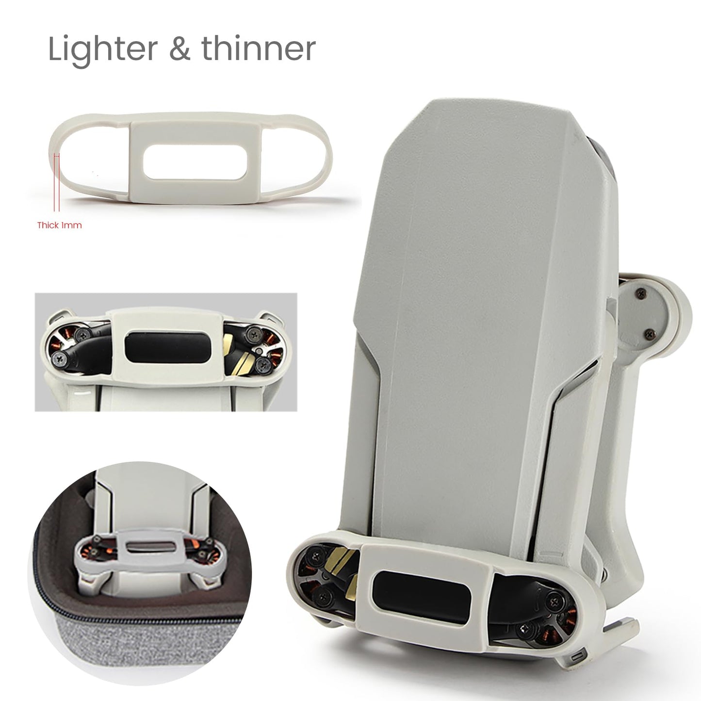 Mini 2 360 Propeller Guard+16Pcs Propellers Blades Props+Propellers Holder+Landing Gear Leg Extensions for DJI Mini 2/Mini 2 SE/