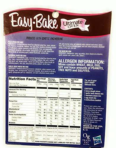 Ultimate Easy Bake Oven Party Pretzel Dippsers and Cheese Pizza Refill Mixes Bundle Set of 2 Refills