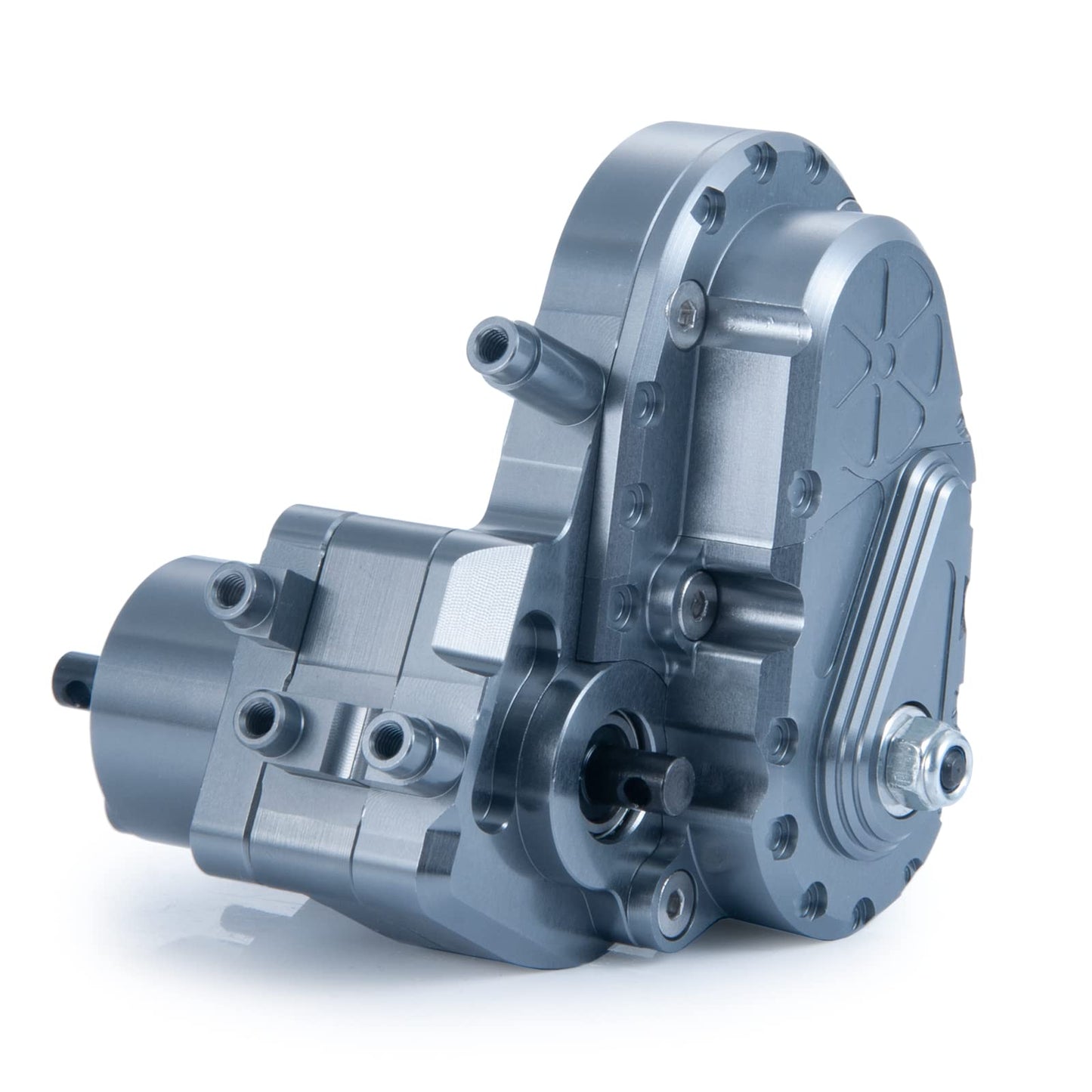 RC-Hub Metal Complete Gearbox Transmission Case with Rear Dig for 1/10 Axial SCX10 II AXI03004 Capra RC Crawler Car