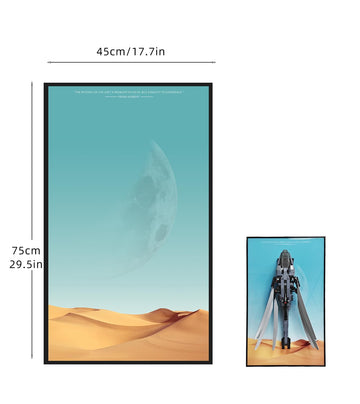 Wetceaom Display Wallboard For Lego Icons Dune Atreides Royal Ornithopter 10327, Gift Ideas For Lego Car Wall Mount Enthusiast,