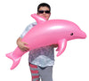 Huge 40' Pearlized Dolphin Inflate Inflatable Pool Toy Beach Poolside Aquatic Themed Decor Birthday Party Buffet Table Decoration (Pink - 1 Pack)