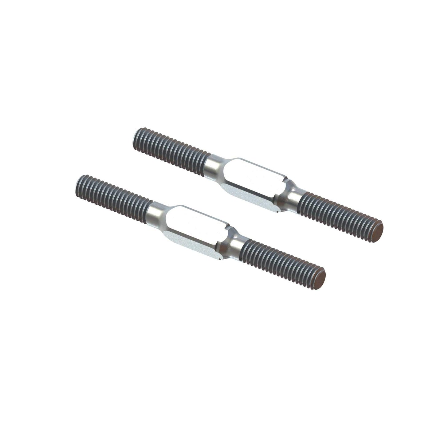ARRMA Steel Turnbuckle, M4x45mm Silver (2): EXB, ARA340176, Medium