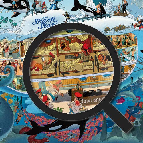 Heye Hy29925 Puzzles-Triangular, 1500 Pc-Submarine Fun