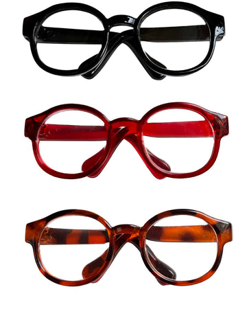 Lopau 3pcs Glasses for Labubu Sunglasses Accessories for Dolls of 3.94-6.69 Inch Figure Doll Glasses Outfit (No Dolls)