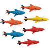 Prime Time Toys Sharkpedo Diving Masters 7-Pack Pool Toy - PVC, 4.75"x1.25"x1.5", Colors May Vary, Model 8413-7