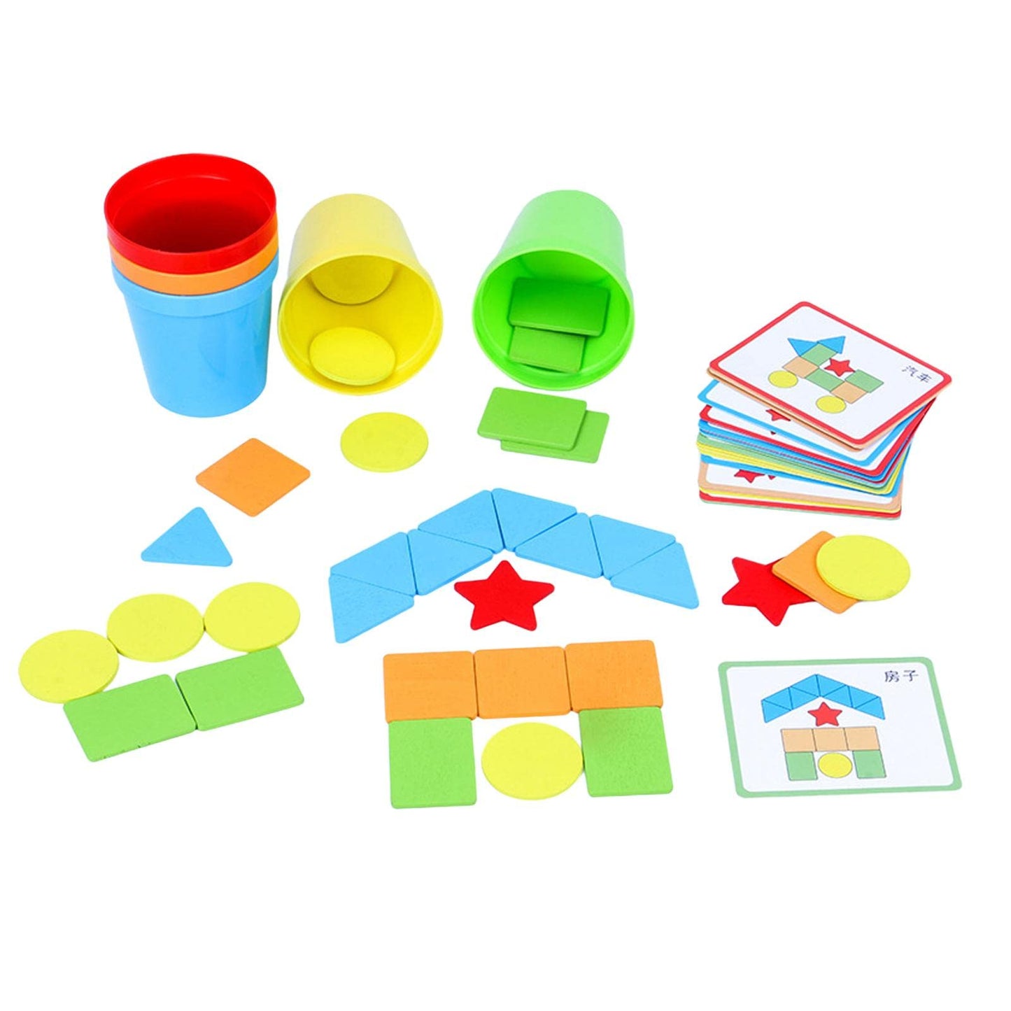 Calandis Montessori Toy Fine Motor Skills Shape Matching For Preschool Birthdays Baby | Toys For Baby