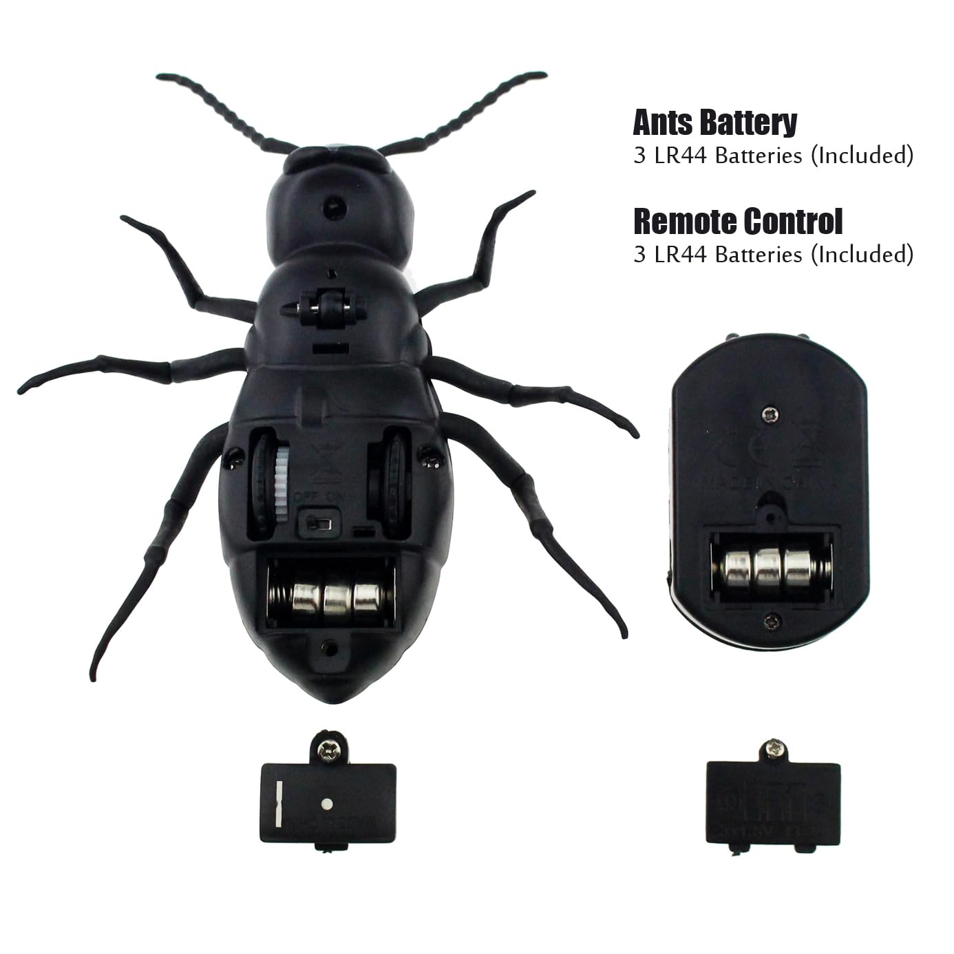 Tipmant Remote Control Ants RC Car Vehicle Animal Electric Insect Kids Toy for Birthday Christmas