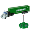 CALEST Remote Control Semi Truck with Trailer, 14'' 1:48 Trailer Truck Toy, Equipped with 2 Rechargeable Batteries, Gifts Ideas
