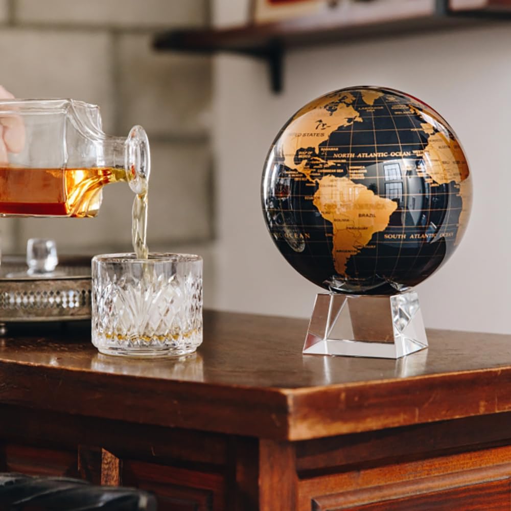 Mova Black And Gold Globe 6''