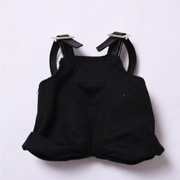 17 cm Lububu Clothes Fashion 2-Piece Top & Pants Lububu Outfit enhanced Dolls Clothing Set for Doll Dress Up ( No Doll ) (Black R)