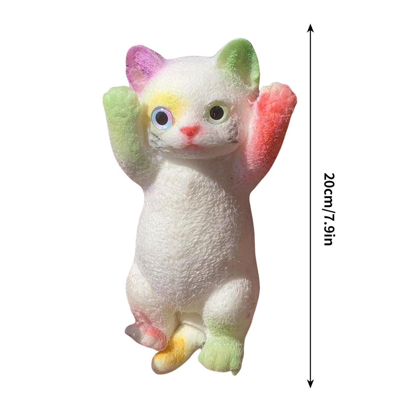 Cat Sticky Squishy Toys,Cute Cat Squishies Squeeze Soft Cat Squishies Relax Sensory,Squeeze Toy Gifts For Christmas Birthday Hol